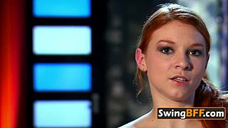 Swingers engage in sensual massages and oral sex for a steamy reality show