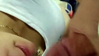 Beautiful girl loves to have her face filled with cum