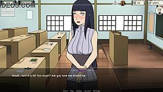Hinata's seduction leads to an explosive climax in Naruto: Visual Novel 3D