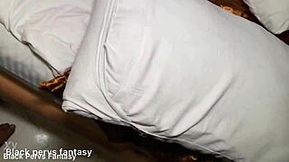 Glamorous black woman enjoys amateur sex on camera