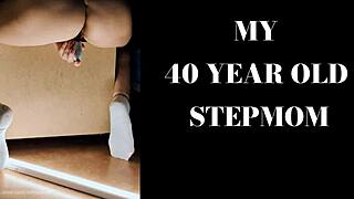 Mature beauty explores her sexuality in intimate home movie