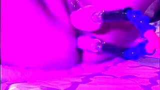Two cocks for one: a solo masturbation machine adventure