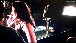 Samantha Lvers in a Brooklyn bar movie and theater roleplay