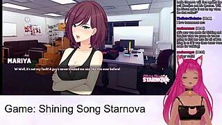 Vtuber's journey through Shining Song Starnova: Maria's route in Visual Novel Game