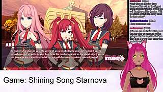 Vtuber's journey through Shining Song Starnova: Maria's route in Visual Novel Game