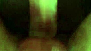 Throbbing cock fills condom with cum after anal sex