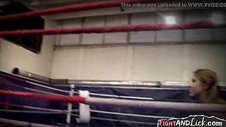 damn, these hot amateur lesbians are wrestling so sexy!