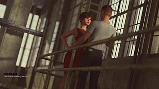 3D animated game of seduction and pleasure with a redhead hottie
