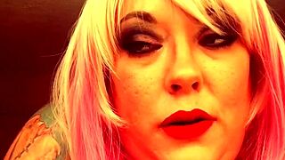 Chubby British femdom Tina Snuah indulges in a Superking cigarette during conversation