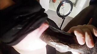 A homemade porn video featuring a Mexican amateur who enjoys getting fucked by black men