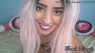 Aroused nympho wakes up early for sex