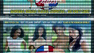 Young black and Latina beauty gets a threesome on camera