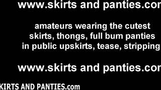 Get a sneak peek at my skirt and panties