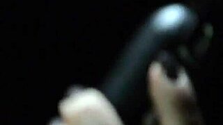Jayden Jaymes' seductive solo Halloween performance