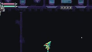 Sorceress dominates in pixel art game, draining his manhood