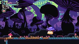 Sorceress dominates in pixel art game, draining his manhood