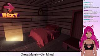 Vtuber's seductive journey on Monster Girl Island begins