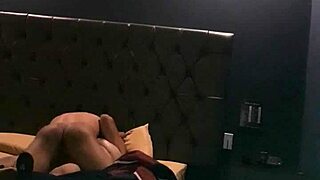 Amateur couple enjoys anal sex in hotel room