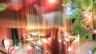 Steamy homemade video of naughty housewife getting messy with her neighbor