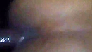 Young ebony lass takes her friend's big cock in a church parking lot