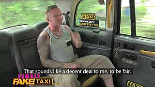 Fake taxi driver gets a surprise with a busty amateur babe