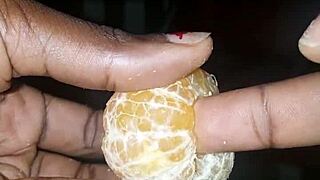 The dense clitoris is so big that it penetrates my finger