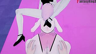 Sakura and Hinata's steamy threesome encounter in Naruto Shippuden