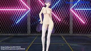 MMD Raiden Mei in Chinese dress, animated by ltdend