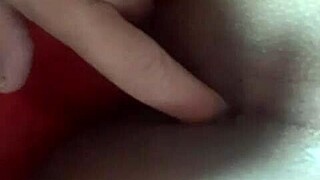 A married woman receives a massive cock in her ass on webcam