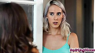 Abigail Mac and Cadence Lux in steamy lesbian action with hairy delights