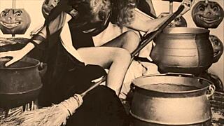 Retro Halloween-themed porn from days of yore