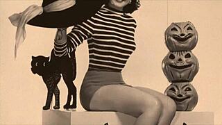 Retro Halloween-themed porn from days of yore