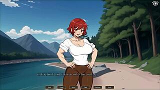 Tomboy passion in the forge of hentai game season 4: Kitchen titillation