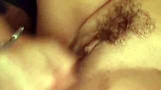 Real amateur couple's morning sex session with big pussy and gaycumshot