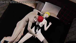 3D adult film with big-boobed women and cherry blossom theme.