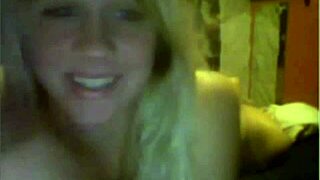 Amateur Czech girl squirts on webcam