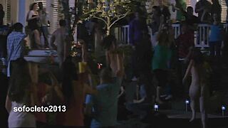 American Pie 7 scenes with Spanish audio and subtitles.
