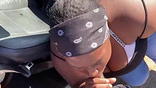 Public blowjob gone wrong in broad daylight