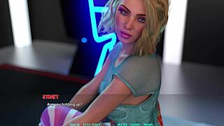 3D animated movie night with a beautiful blonde called Name88s Triangle 20