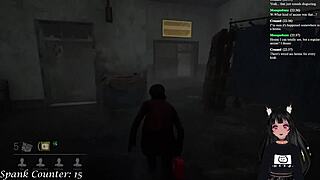 Vtuber Lewdneko gets naughty while playing Dead by Daylight