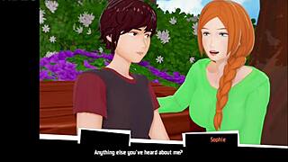 A round of passion with my beautiful red-haired friend with big natural breasts in Knight of Love cap 7
