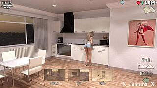 Beautiful roommate of 10 has big assets