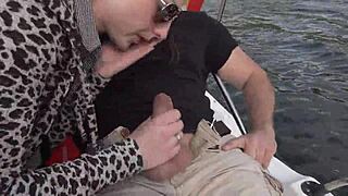 Young German girl has rough sex with older man outside