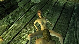 Cuck husband watches his wife being seduced by a muscle man.