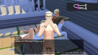 3D roleplay game with hot neighbor and dildo action