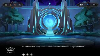 3D game with a bookworm character and a big cock scene.