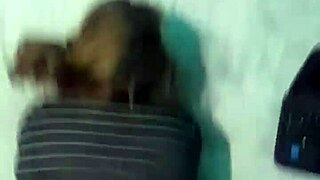Emo amateur gets a doggy style on his big bed while doing webcam on the netbook.
