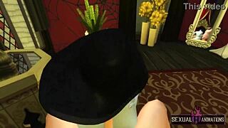 3D animated porn with Lady Dimitrescu from Resident Evil: Village.