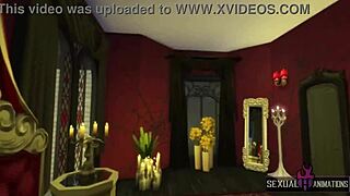 3D animated porn with Lady Dimitrescu from Resident Evil: Village.