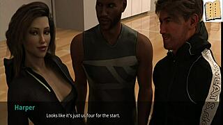 3D erotic game with amateur teacher and student